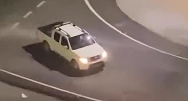 Kamyonetle drift attı, cezadan kurtulamadı