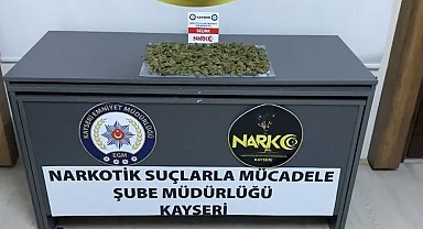 Kayseri'de 1 kilo uyuşturucu ele geçirildi