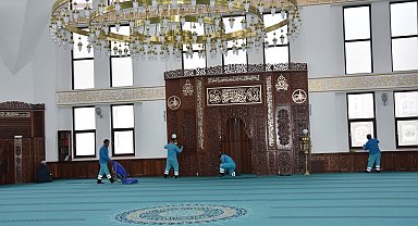 Kocasinan Cami Temizleme Ekibinden temizlik seferberliği