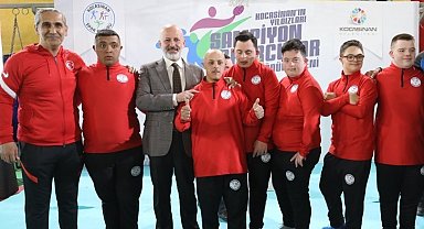 Kocasinan'ın özel sporcusu Samet Balcı'dan Başkan Çolakbayrakdar'a altın madalya sözü