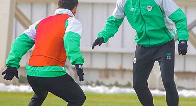 Konyaspor'da, Adana Demirspor maçı hazırlıkları sürüyor