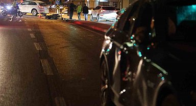 Motosiklet sürücüsünün hayatını kaybettiği kaza güvenlik kamerasına yansıdı
