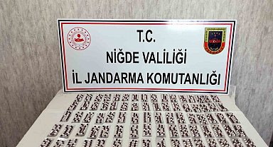 Niğde'de bin 118 adet uyuşturucu hap ele geçirildi