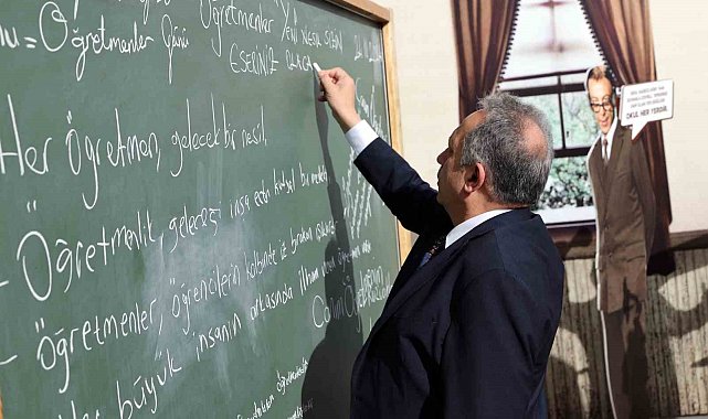 Talas'ta sıra dışı öğretmenler günü etkinliği