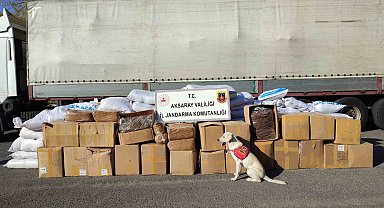 Tırın dorsesinde 1 ton 734 kilo kaçak tütün ele geçirildi