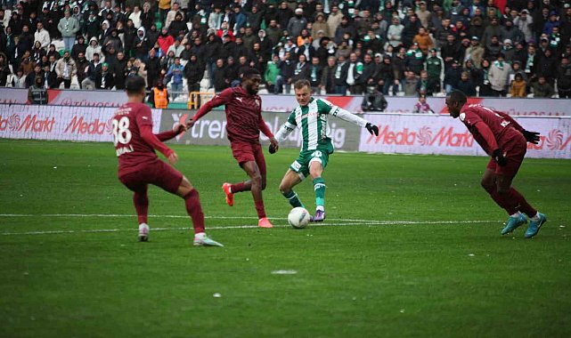 Trendyol Süper Lig: Konyaspor: 1 - Hatayspor: 1