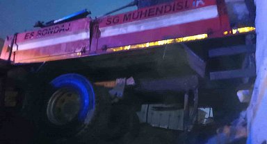 Ankara'da freni patlayan sondaj aracı eve girdi: 1 yaralı