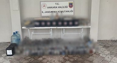 Ankara'da jandarmadan yılbaşı öncesi sahte alkol operasyonu