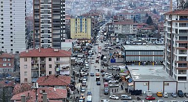 Ankara'daki Suriyeli vatandaşların coşkusu havadan görüntülendi