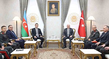 Bakan Güler, Azerbaycan Savunma Bakan Yardımcısı Gurbanov'u kabul etti