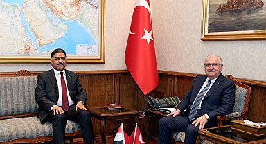 Bakan Güler, Irak Askeri Sanayileşme Kurumu Başkanı Al-Mathkor ve diplomatlarla bir araya geldi