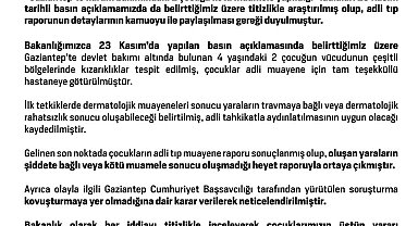Bakanlıktan kurum bakımındaki 2 çocuğa kötü muamelede bulunulduğu iddialarına ilişkin açıklama