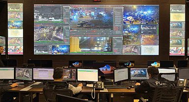 Başkentteki yılbaşı denetimleri KGYS Merkezi'nden takip ediliyor