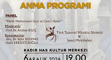 Büyükşehir, Melik Muhammed Gazi'yi anacak