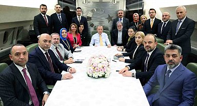 Cumhurbaşkanı Erdoğan: "Suriye'de mevcut terör örgütlerinin etkisiz hale getirilme zamanının geldiğini de göstereceğiz. Bize sınırlarımızın güneyinden herhangi bir tehdidin bundan sonra gelmemesi için bunu yapacağız."