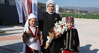 Emine Erdoğan, Hatay Engelli Sosyal Girişimcilik Merkezi'nin açılışını yaptı