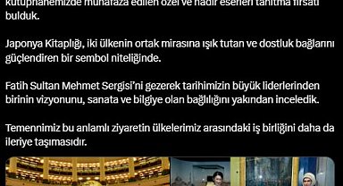 Emine Erdoğan'dan Japonya Veliaht Prensesi Akishino ile görüşmesine ilişkin paylaşım: