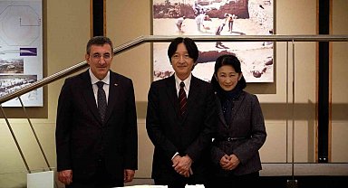 Japon Veliaht Prensi ve Prenses Kiko Kalehöyük Arkeoloji Müzesi'ni ziyaret etti
