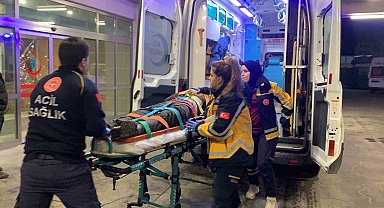 Karaman'da 3. kattan düşen şahıs yaralandı