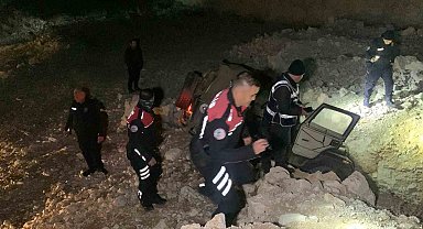 Karaman'da 'dur' ihtarına uymayan sürücü kaza yaptı
