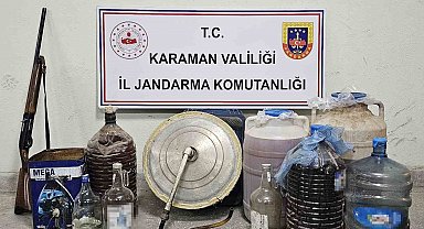 Karaman'da sahte içki operasyonu