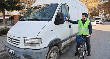 Konya'da bisiklet yollarının araçlar tarafından işgal edilmesine dikkat çekildi