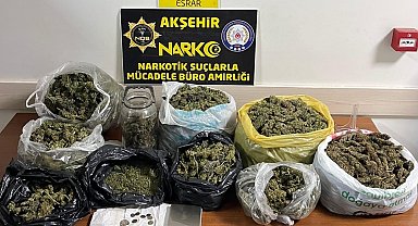 Konya'da piyasa değeri 2 milyon 500 bin lira olan uyuşturucu ele geçirildi: 1 tutuklama