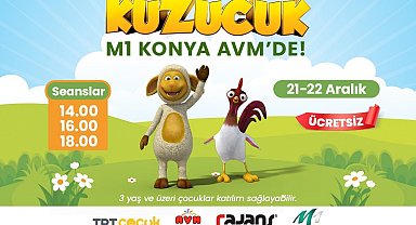 Kuzucuk, M1 Konya AVM'de çocuklarla buluşuyor