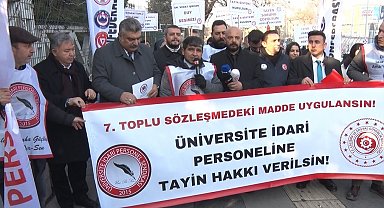 ÜNİPERSEN Genel Başkanı Güzel: "Üniversite idari personelinin tayin sorunu çözüm bulana kadar mücadelemiz devam edecek"