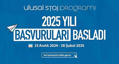 Yüz binlerce gence staj imkanı sunan Ulusal Staj Programı'nın 2025 yılı başvuruları başladı