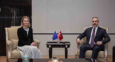 Bakan Fidan, AB Dış İlişkiler ve Güvenlik Politikası Yüksek Temsilcisi Kallas ile bir araya geldi