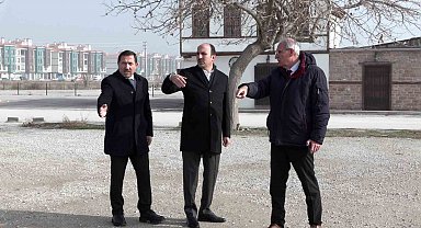 Başkan Altay ve Başkan Kılca Konya'nın kalbinde yükselen tarihi projeyi inceledi