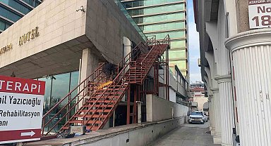 Bolu'daki yangının ardından otellerde yangın merdiveni hareketliliği