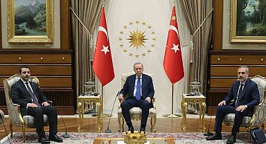 Cumhurbaşkanı Erdoğan, Suriye Dışişleri Bakanı Esad Hasan Şeybani'yi kabul etti.