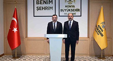 Cumhurbaşkanı Yardımcısı Yılmaz, Başkan Altay'ı ziyaret etti