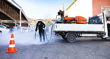 Gölbaşı Belediyesinden ilaçlama çalışması