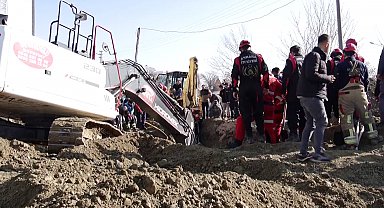 Kanalizasyon bağlantısı inşaatında göçük: 1 ölü