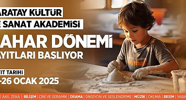 Karatay Kültür ve Sanat Akademisi'nde Bahar Dönemi kayıtları başlıyor
