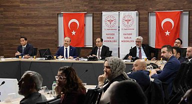 Kayseri'de 2024 yılı sağlık hizmetleri masaya yatırıldı