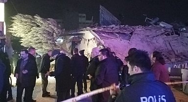 Konya'da 4 katlı bina çöktü