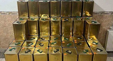 Konya'da bin 800 litre sahte zeytinyağı ele geçirildi