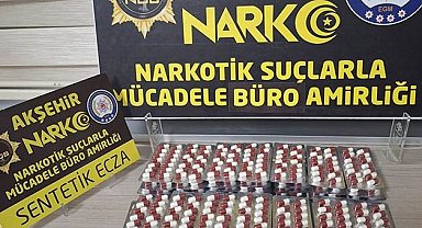 Konya'da otobüsteki yolcunun çantasından uyuşturucu çıktı