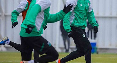 Konyaspor'da, Galatasaray maçı hazırlıklarına devam etti