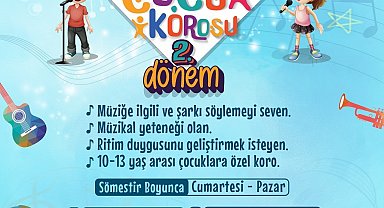 Melikgazi'de 2. Dönem Çocuk Korosu kayıtları başladı