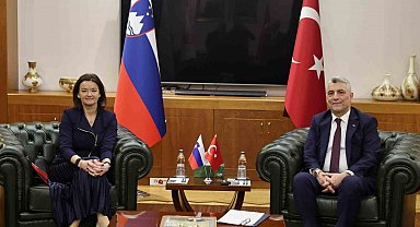 Ticaret Bakanı Bolat, Slovenya Başbakan Yardımcısı Fajon ile bir araya geldi