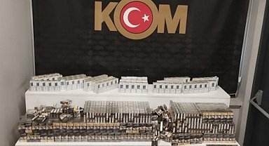 2 bin 200 paket kaçak sigara ele geçirildi