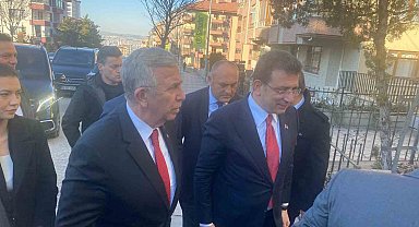 ABB Başkanı Yavaş ve İBB Başkanı İmamoğlu'ndan Özdağ'ın annesine ziyaret