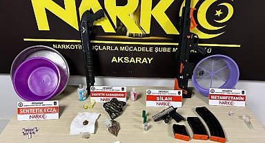 Aksaray'da uyuşturucu operasyonuna 7 tutuklama