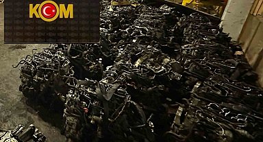 Ankara merkezli operasyonda 80 milyon liralık kaçak oto yedek parçası ele geçirildi