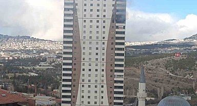 Ankara'da bir binanın 18. katında yangın